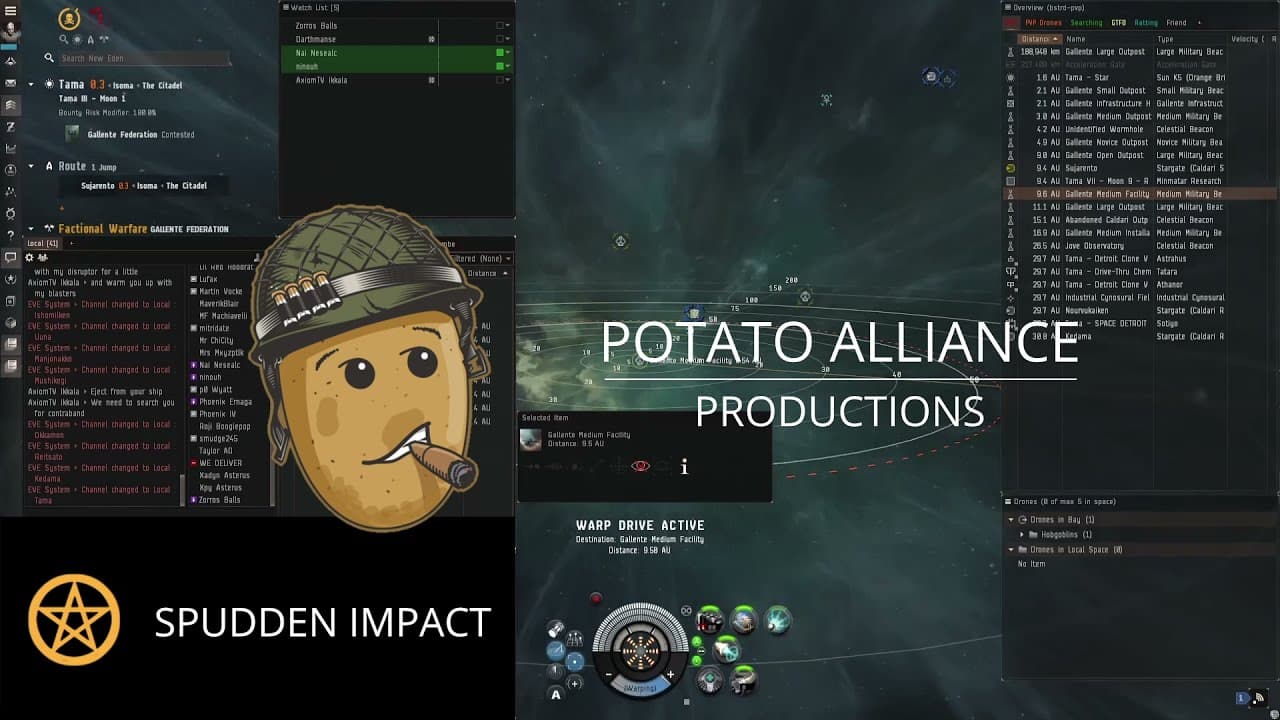 Eve Online - Small Gang Piracy Corporation - Spudden Impact - March 2021