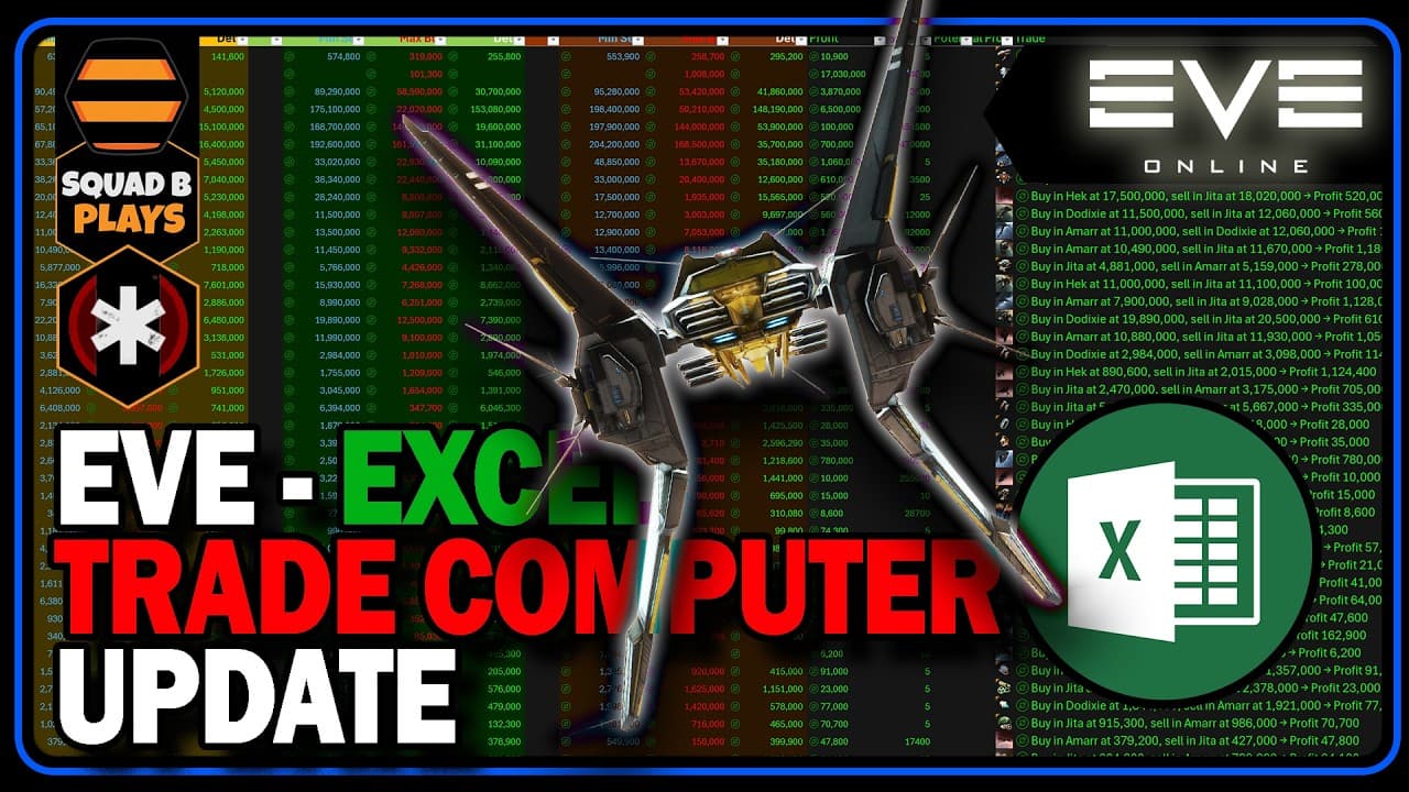 EVE Online: The Excel Trade Computer Just Got Better — Huge ISK Potential Unlocked