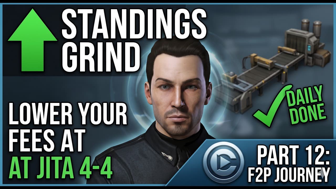 Lowering Jita Broker Fees! | EVE Online F2P Walkthrough (Part 12)