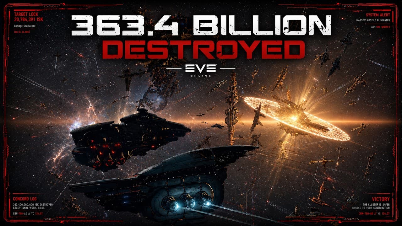 When Fights Are Actually…Fair? 900 vs 900 | EVE Cinematic Report