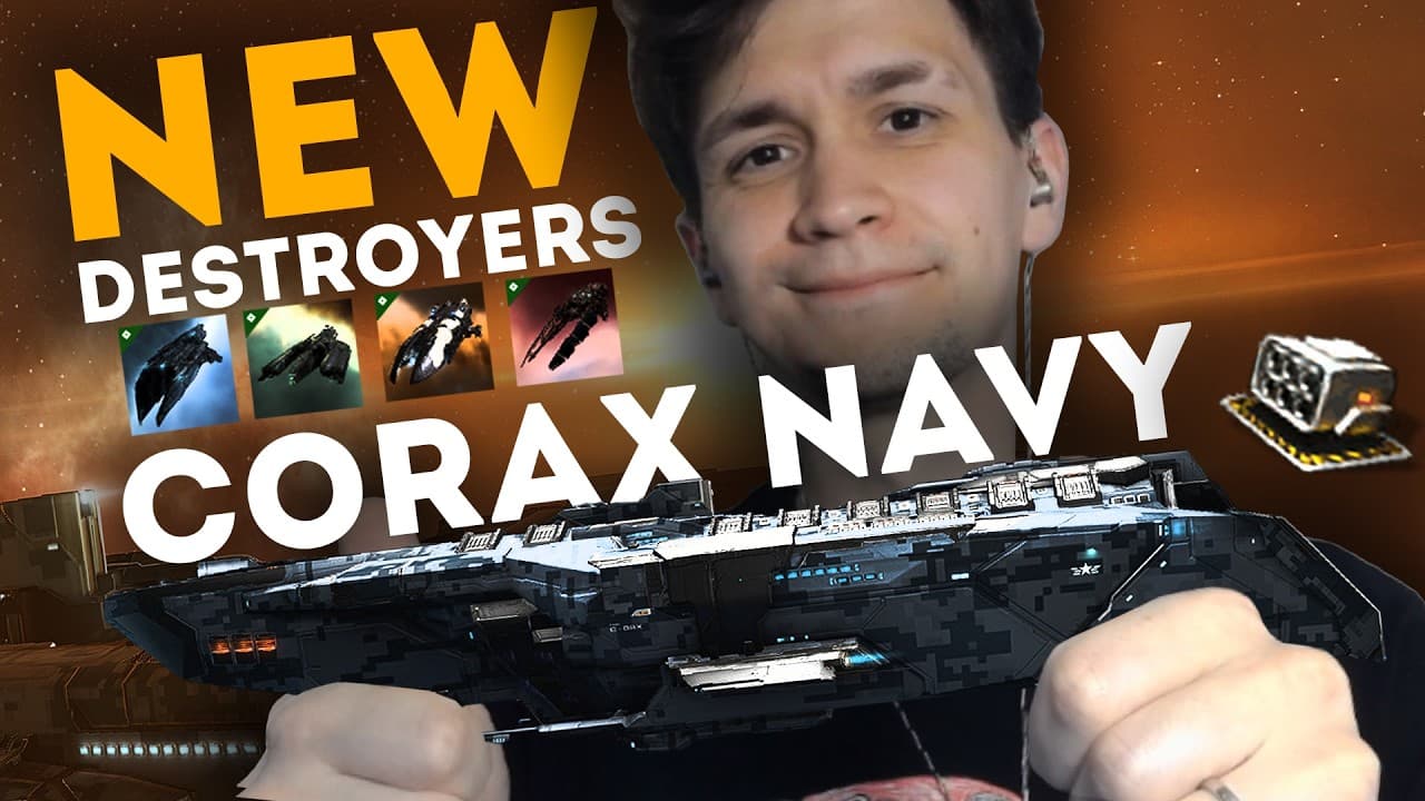 CORAX NAVY в PvP | Новые дестроеры в EvE Online
