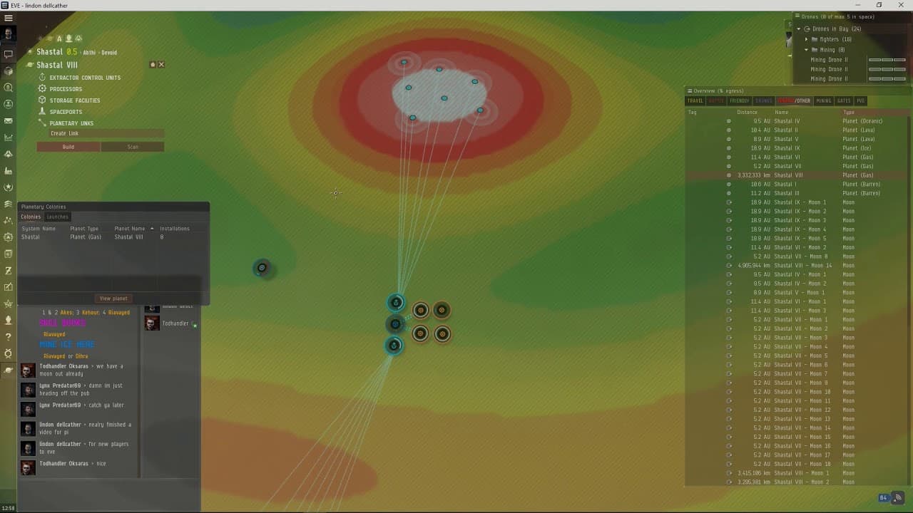 EVE Planetary Interaction  (Coolant production line)