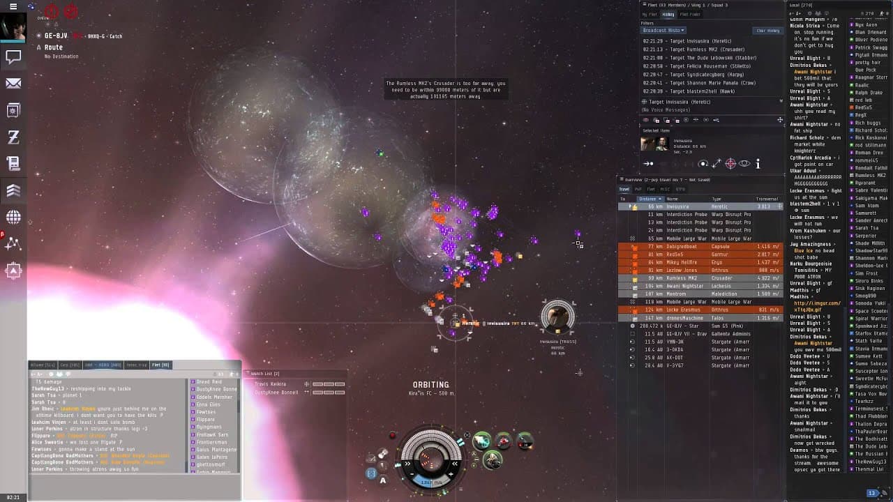 Eve Online Brave Newbies GE Defense Fleet Dunking Goons Part 2/2