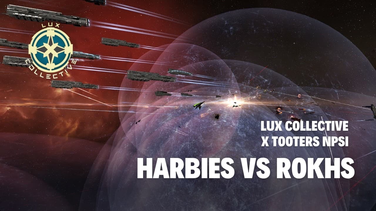 Harbies vs Rokh Fleet | Eve Online Cinematic | Lux Collective x Tooters NPSI