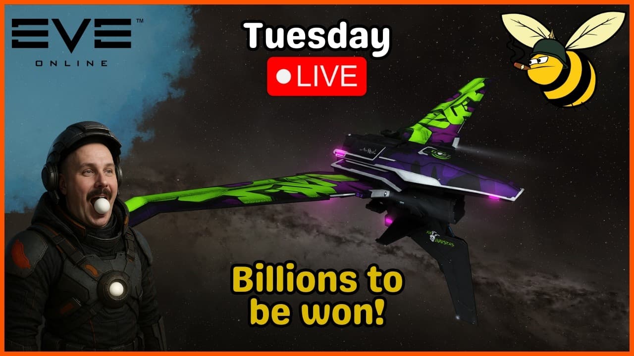 EVE Online : LIVE | 🐝 | Birthday Week! | Goons | Big Giveaways |