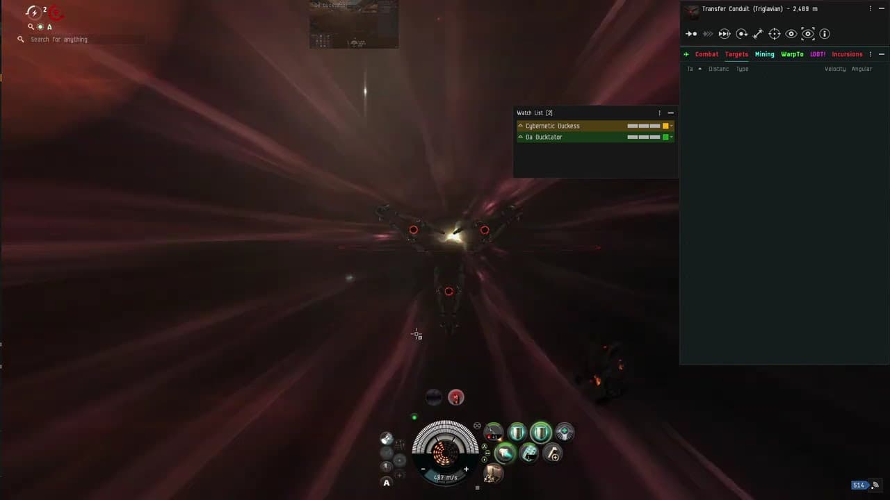 T6 Dark 3x Hawks Multiboxing Abysss Death Room