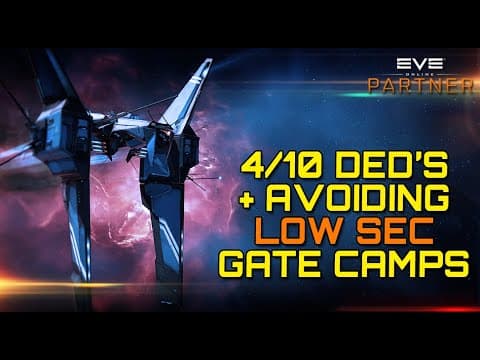 Eve Online - 4/10 SPEED RUN + TIPS ON AVOIDING LOW SEC GATE CAMPS