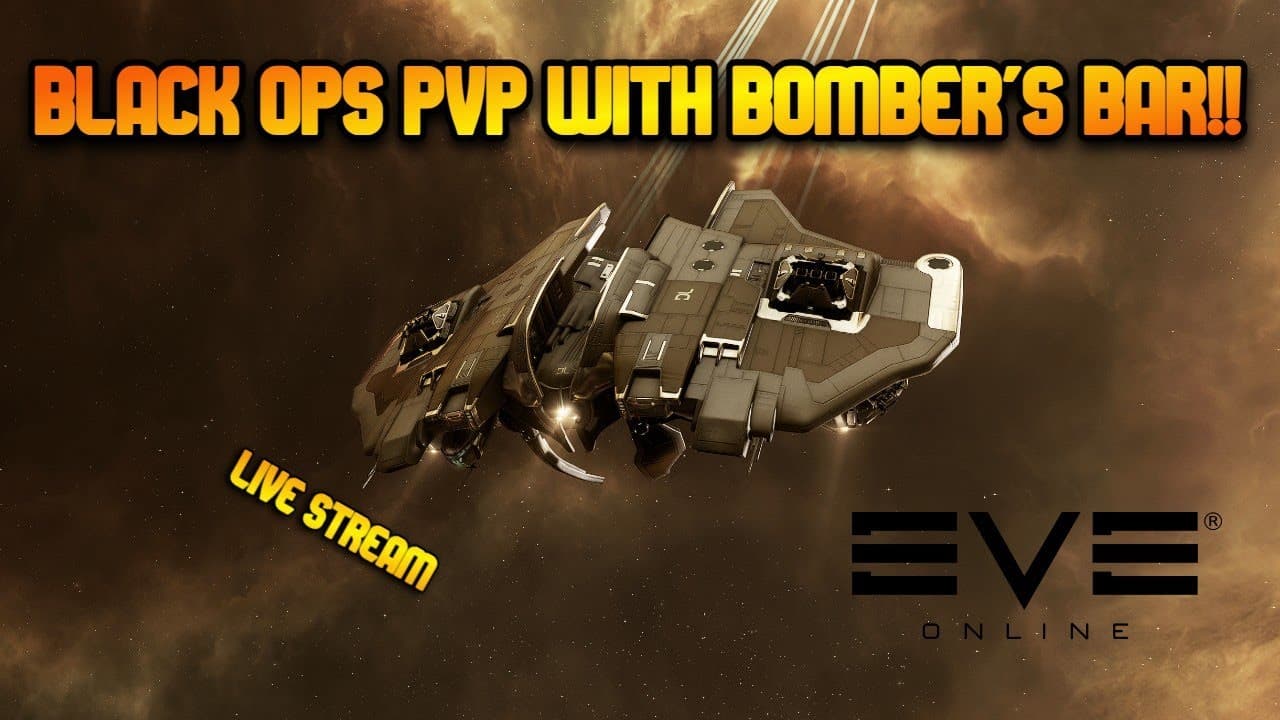 Black Ops From a Wormhole - Public NPSI Fleet PvP with Bomber's Bar - Eve Online