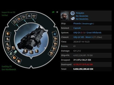 [EVE ONLINE / AMC] 14 JUL 2024 Killed Phoenix in Great Wildlands
