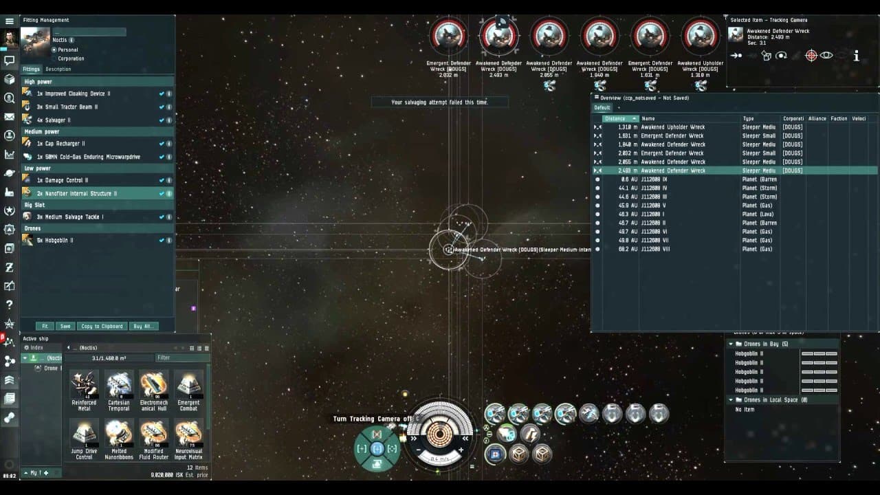 EVE Online: Worm Hole Life - Sleeper Salvage