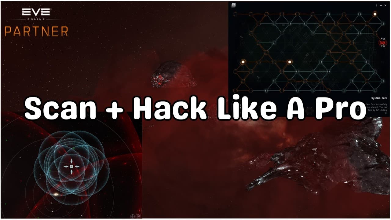 EVE Online: Scan signatures and hack the mini game at max efficiency - Full guide