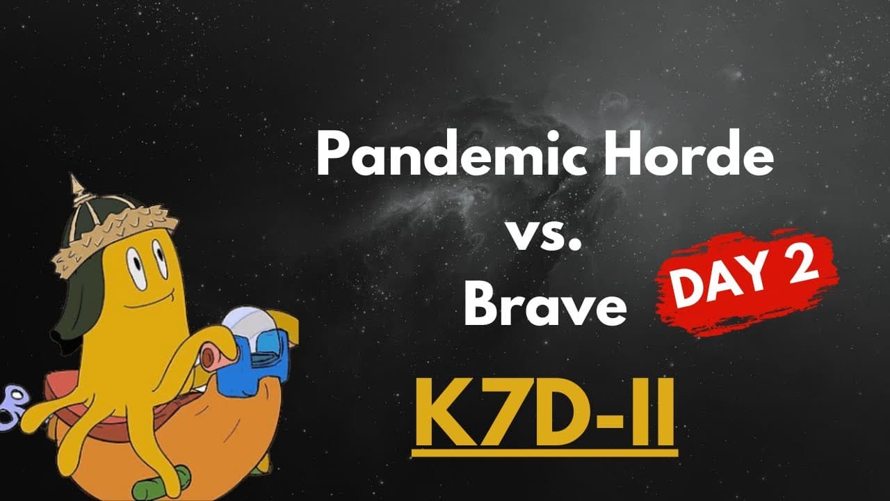 EVE Online - Pandemic Horde vs. Brave [K7D-II] DAY 2