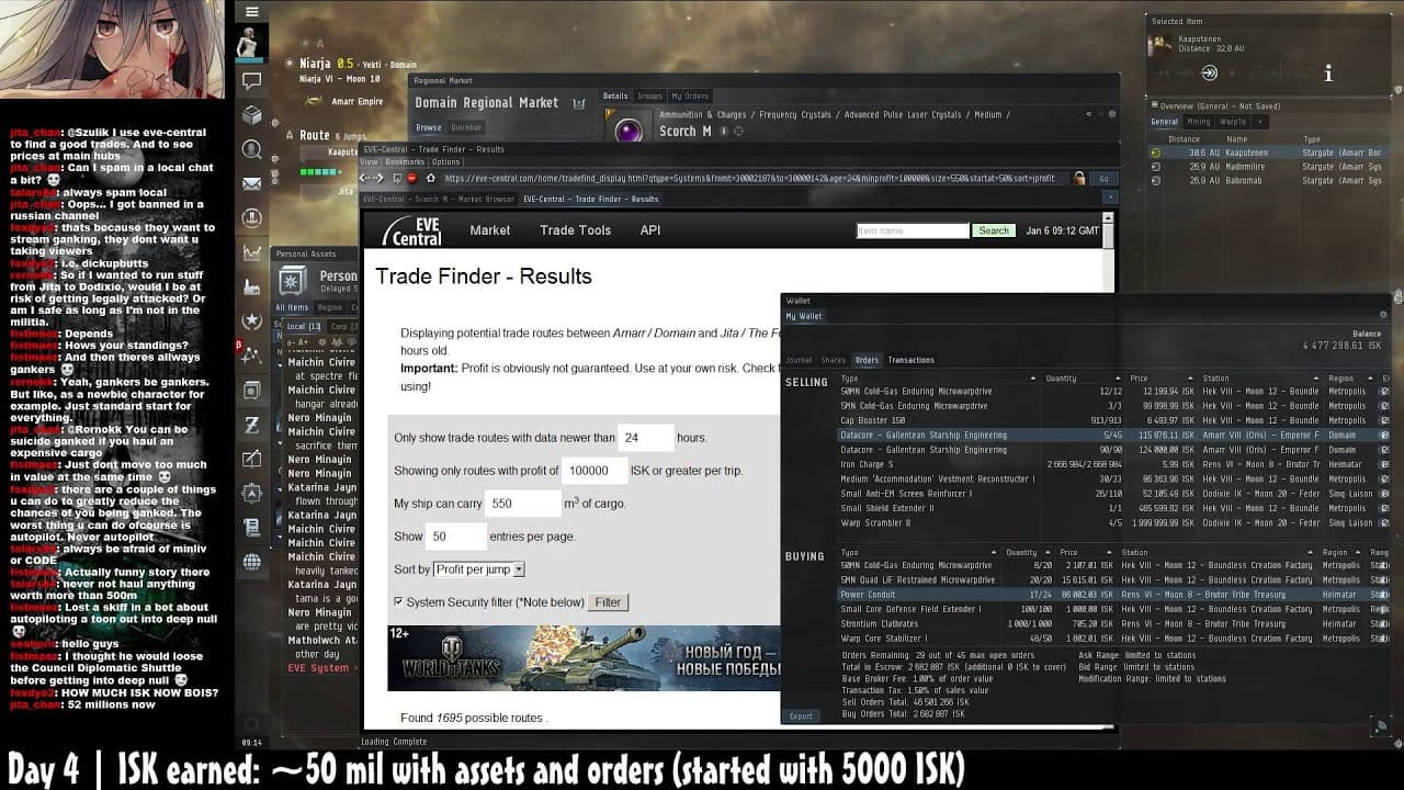 5000 ISK to 1billion trading challenge (day 4) (part 2)