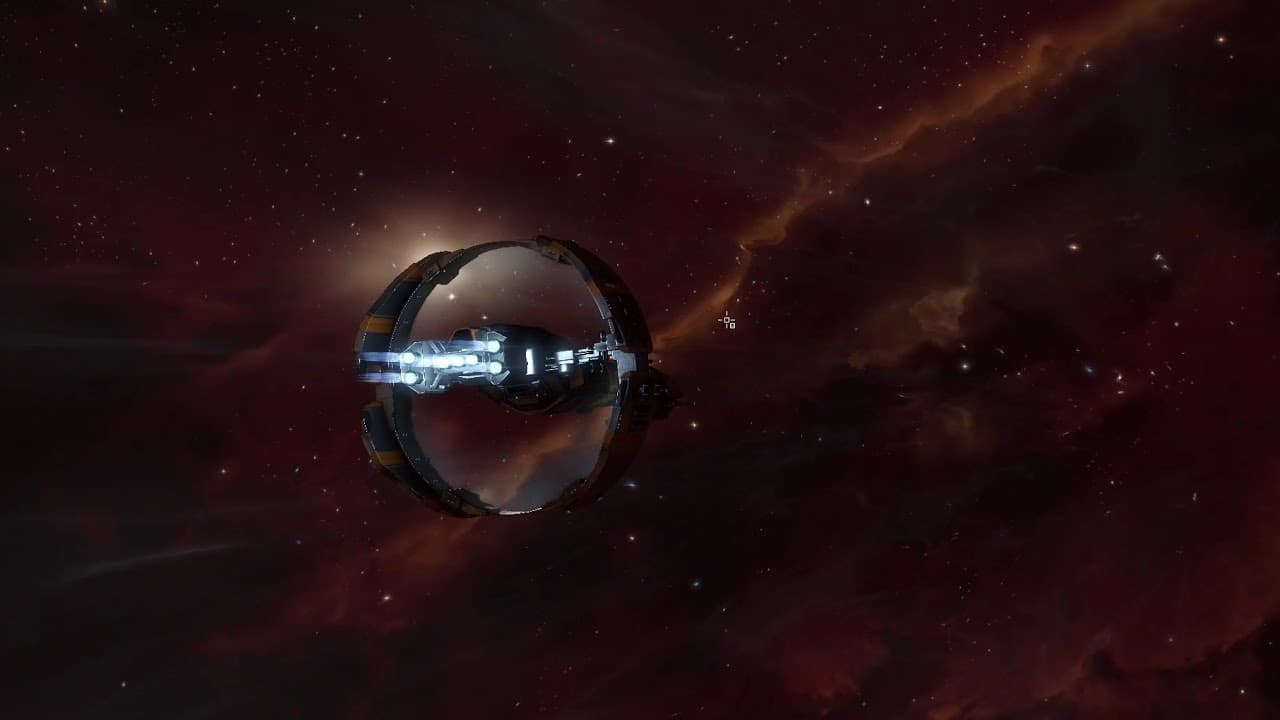 EVE-online Domination Surveillance Squad. Combat Angel Cartel expedition on Stratios | 2nd location