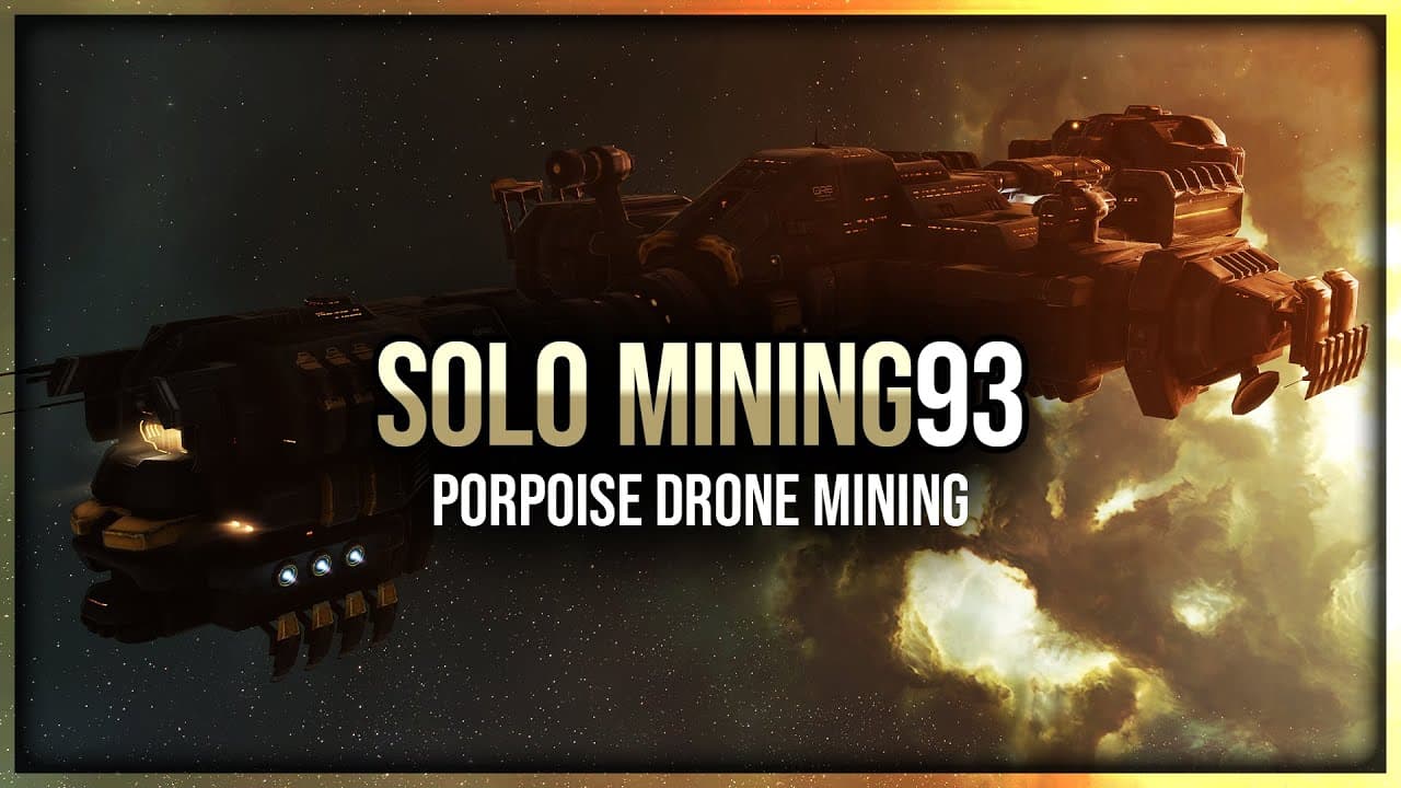 Episode 93: Porpoise Drone Mining, SKINR Insights & Q&A for Solo Miners in EVE Online