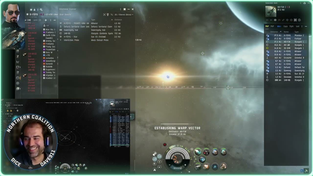 *EveOnline* *PVP* Standing Fleet Hunter 02/07
