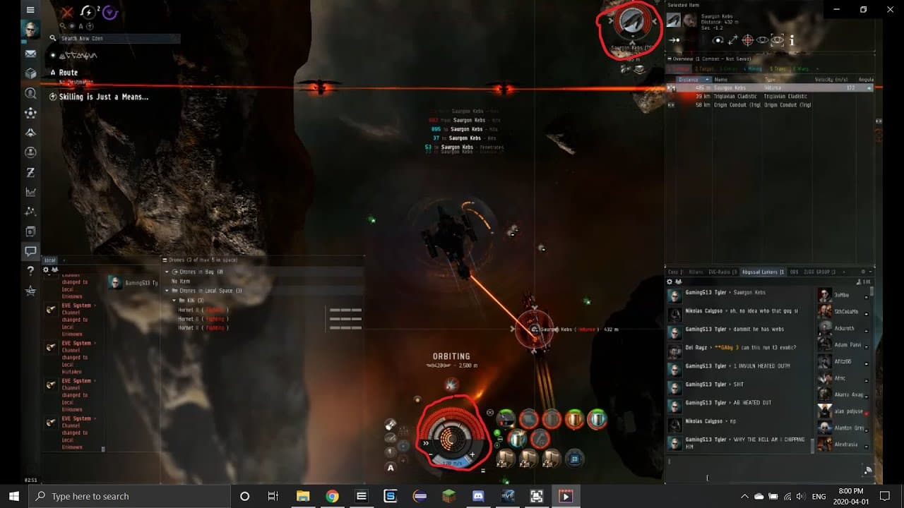 My Osprey Navy Issue almost killed an Ikitursa in the Proving Conduit!