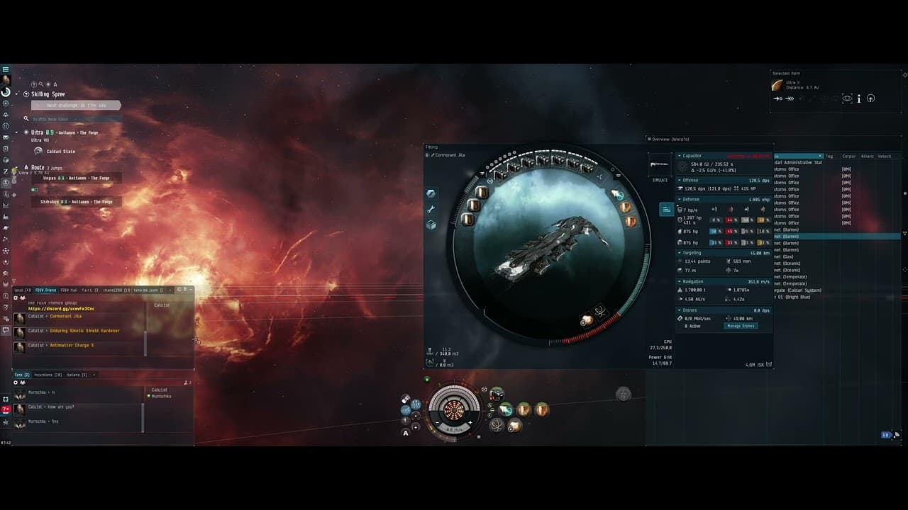 EVE Online - FOSV - B1/V3 - Sharing in chat