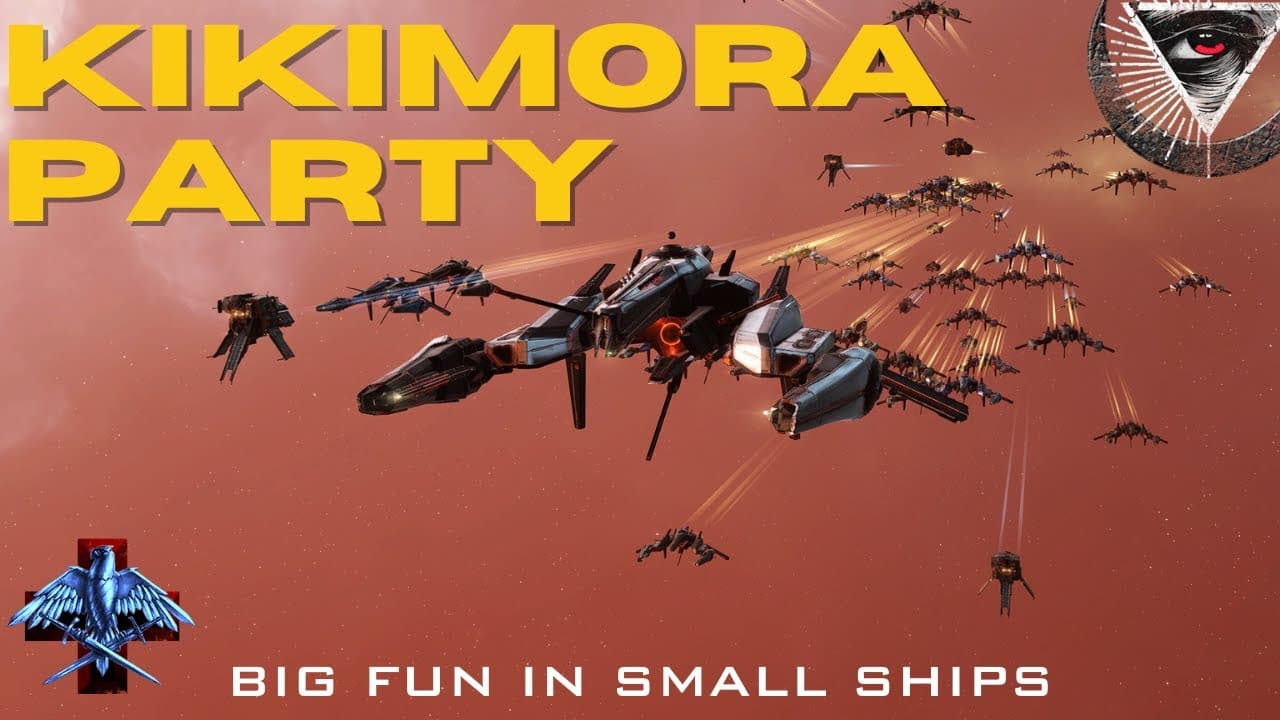 #eveonline Initiative Kikimoras Skirmish with Horde Response Fleet