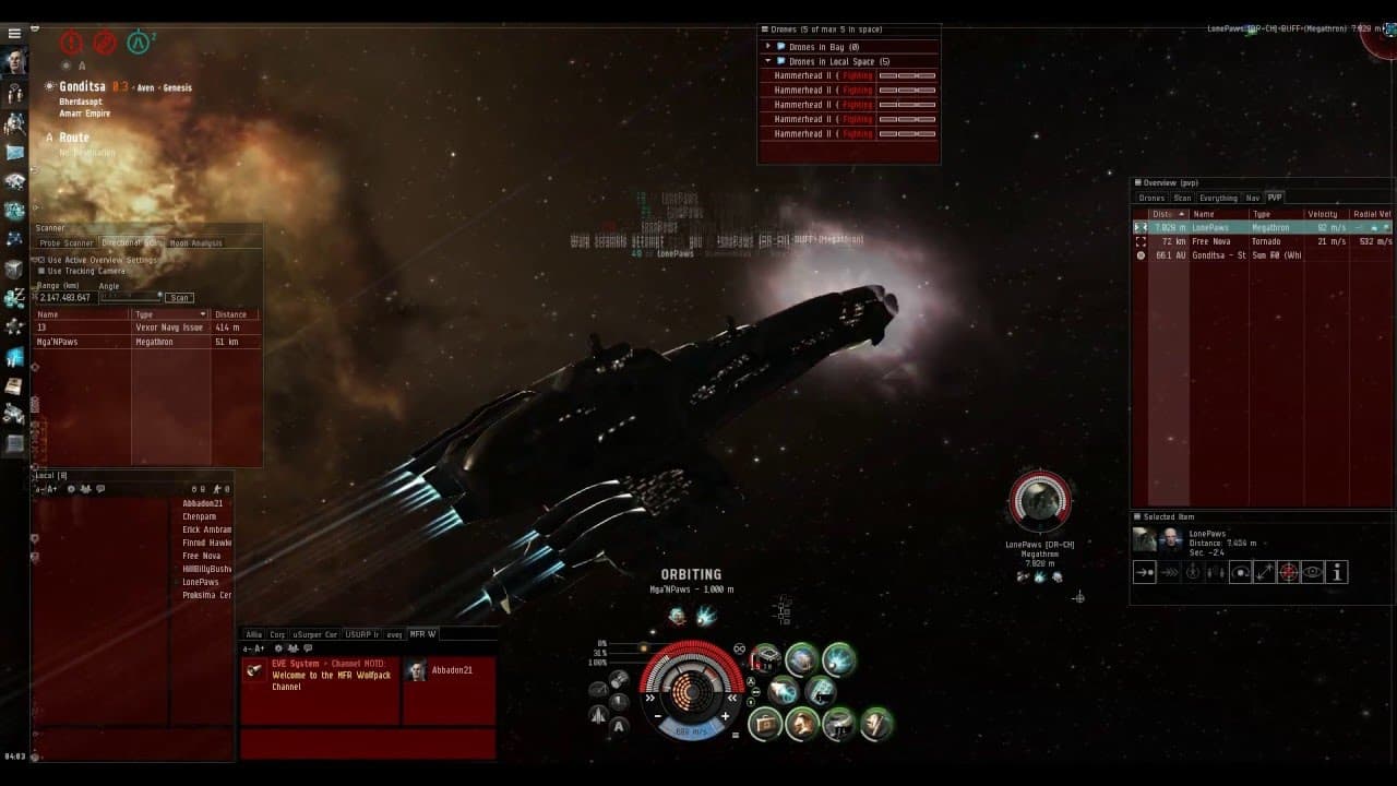 Sharknado - Solo PVP (Caracal, Jaguar, Vagabond, Harpy, Deimos)