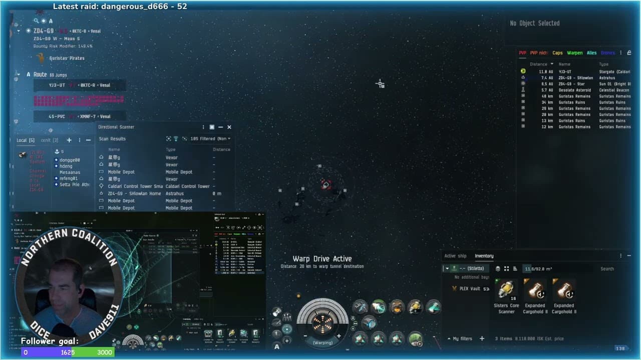 *EveOnline* *PVP/E* Roam with old friends o7 and some Exploration easy ISK 13/03