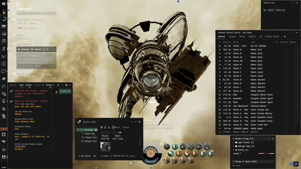 [400 mil isk to giveaway in the video!] Eve Online Idle Game! - Lazyboi Mission Runner Fit