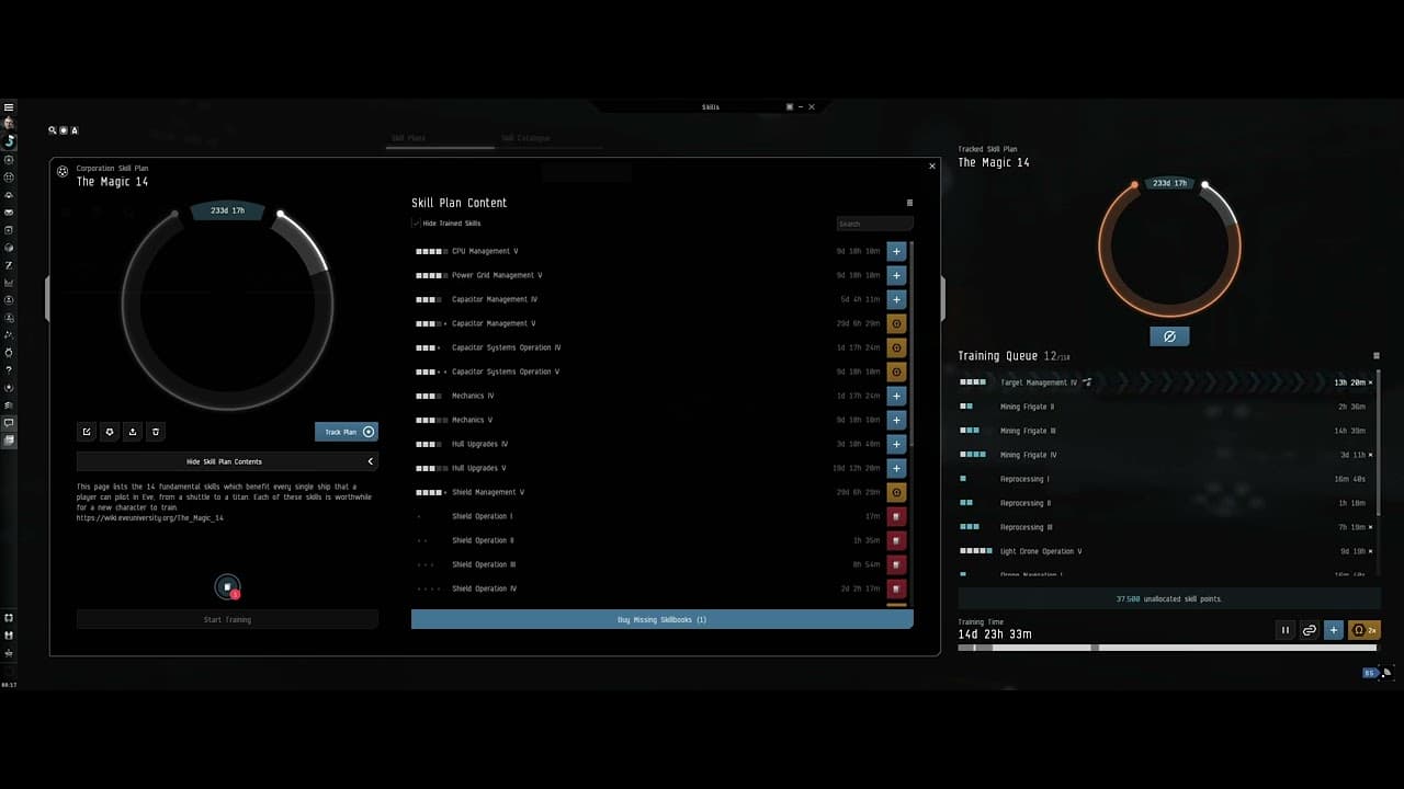 EVE Online - FOSV - B1/V12 - Skill Magic14