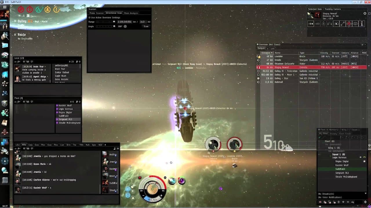 Baiting a pirate gatecamp - SaB0TaG3 / TYR. / Exodus. - EVE Online PVP