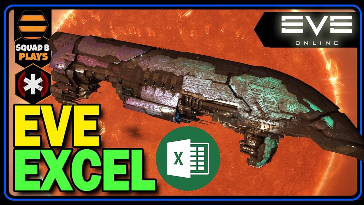 EVE Online: EXCEL TOOLS that help you restock, sell and manage your industry EMPIRE