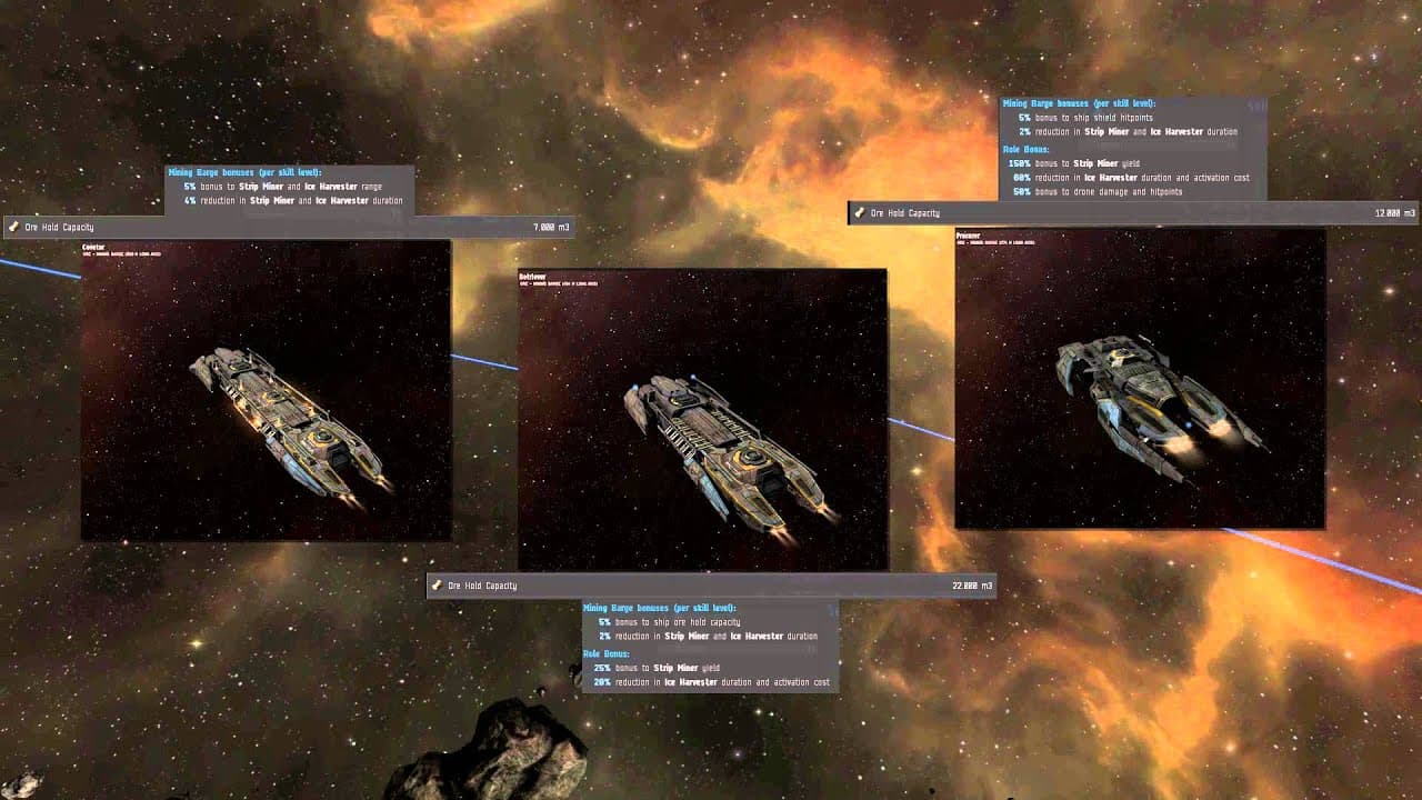 EVE Online  - What are ... mining barges & exhumers