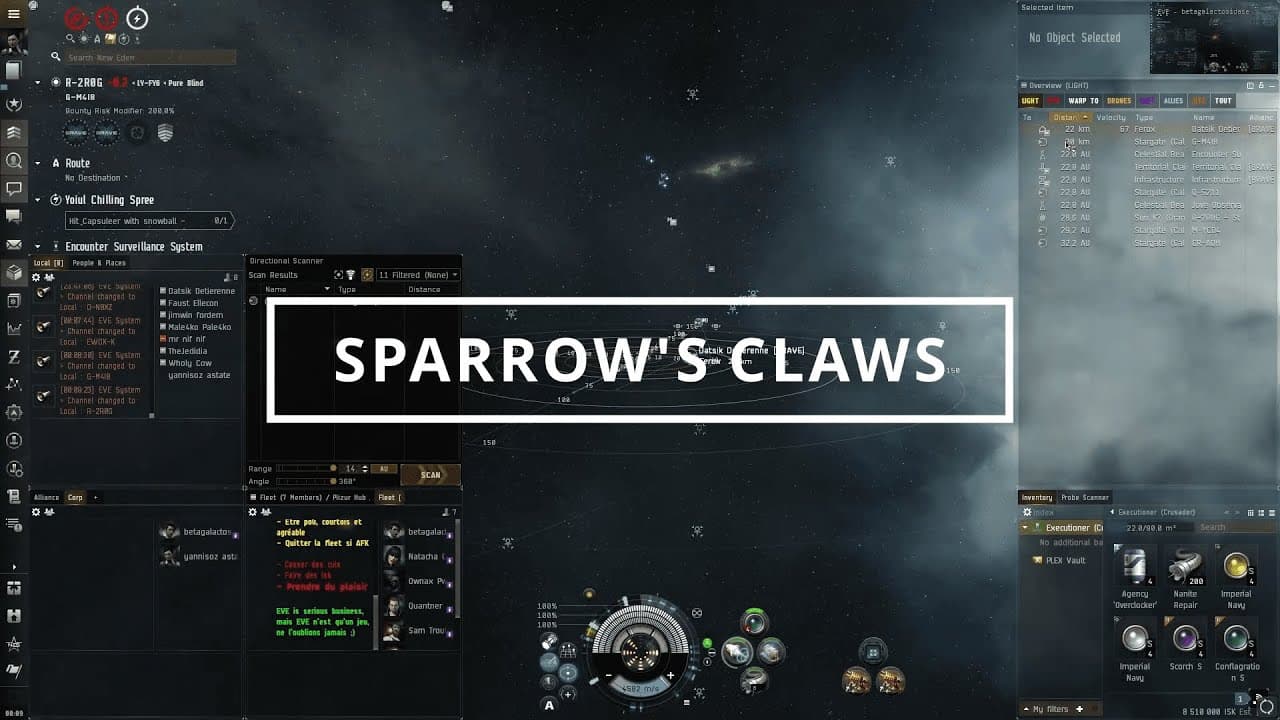 Sparrow's claws : Interceptor solo pvp