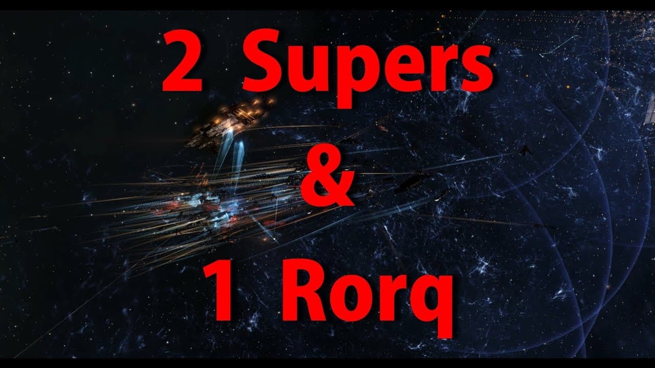 Two RR Super Carriers * One Rorqual down! - EVE Online