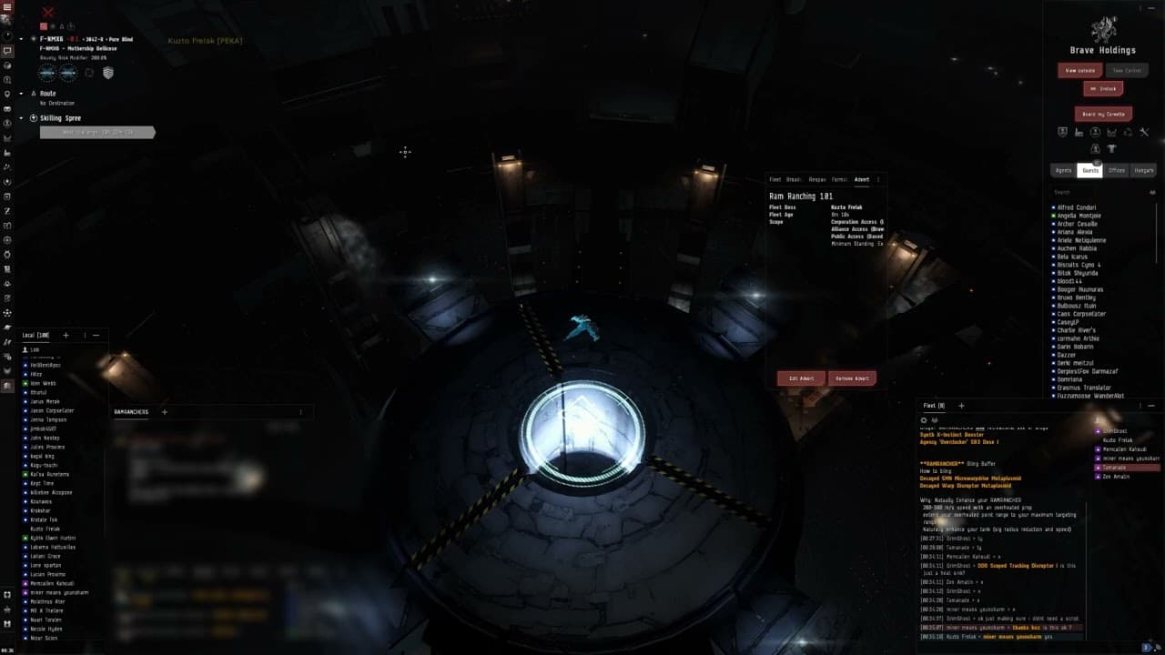 PVP Skills Fast Tackle 'Ram Ranch' - Kuzto Frelak - Eve Online - August 2022