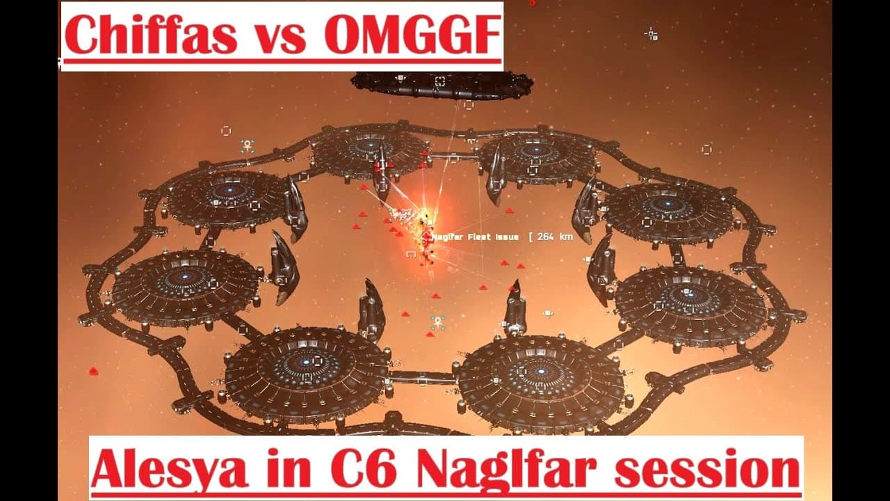 Chiffas vs OMGGF - Alesya in Naglfar Fleet crabbing K162 C6, EVE ONLINE Wormhole Brawl