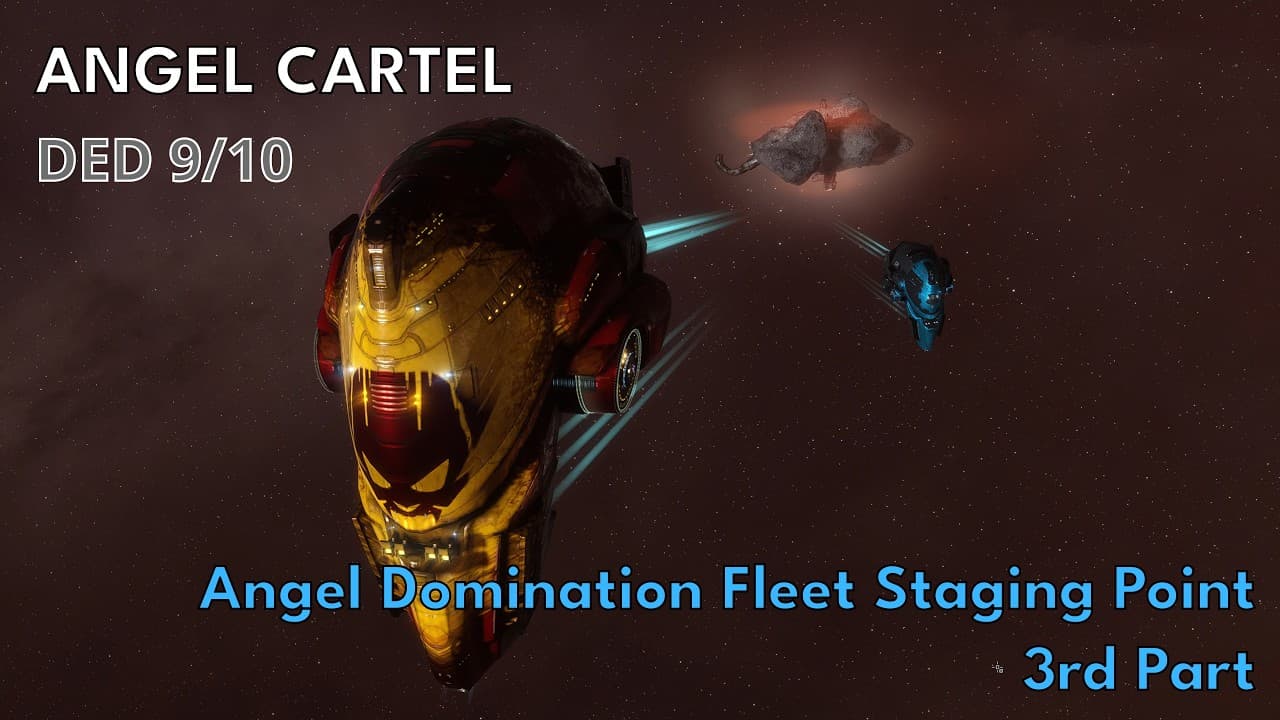 Angel Domination Fleet Staging Point, 3rd Part (DED 9/10) with two Ishtars (read description)