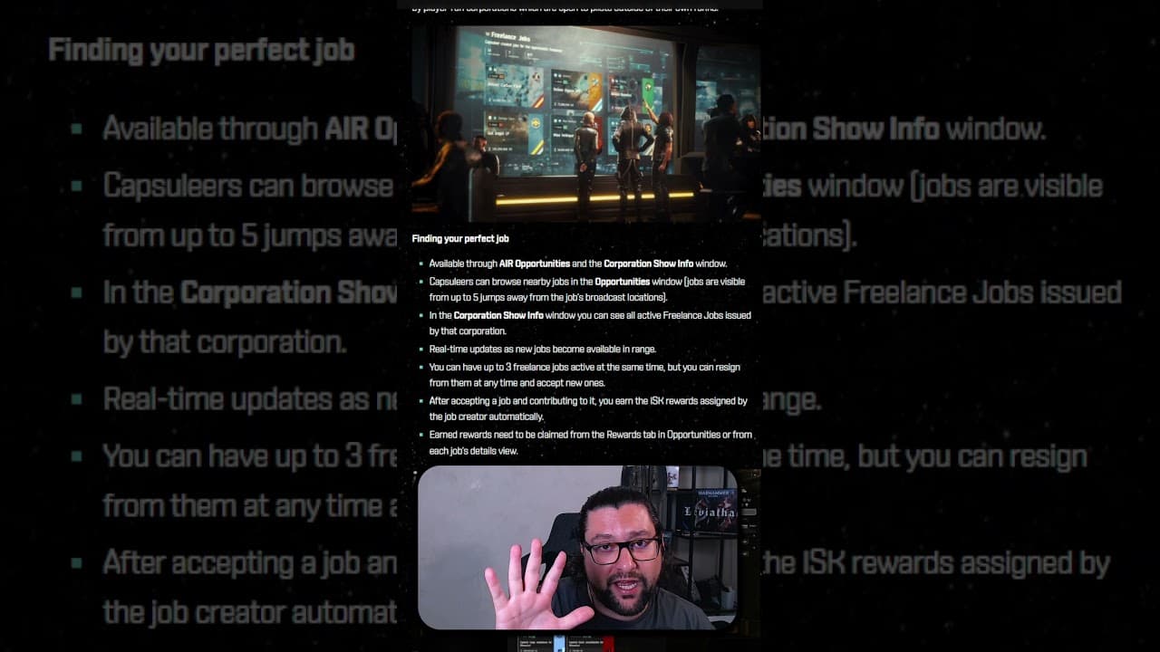 EVE Online Legion Freelance Jobs