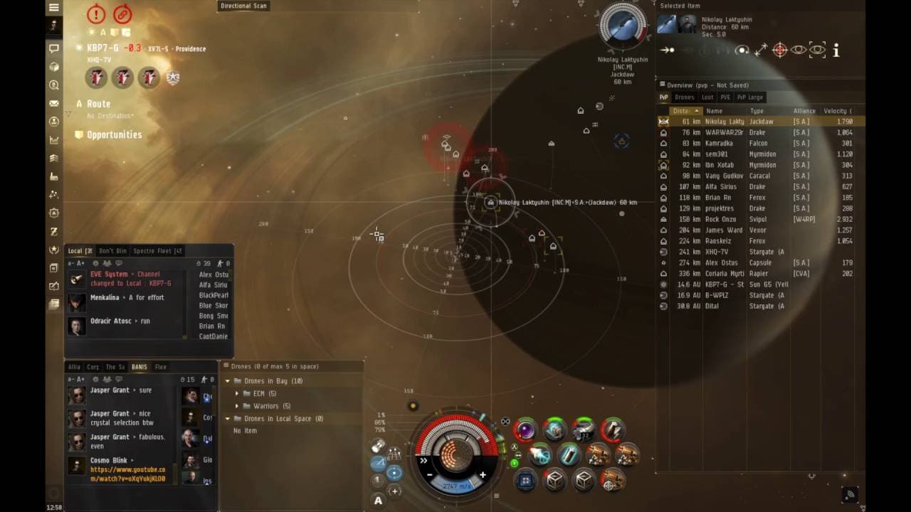 EvE Onlne - Omen Navy Issue - Solo PvP