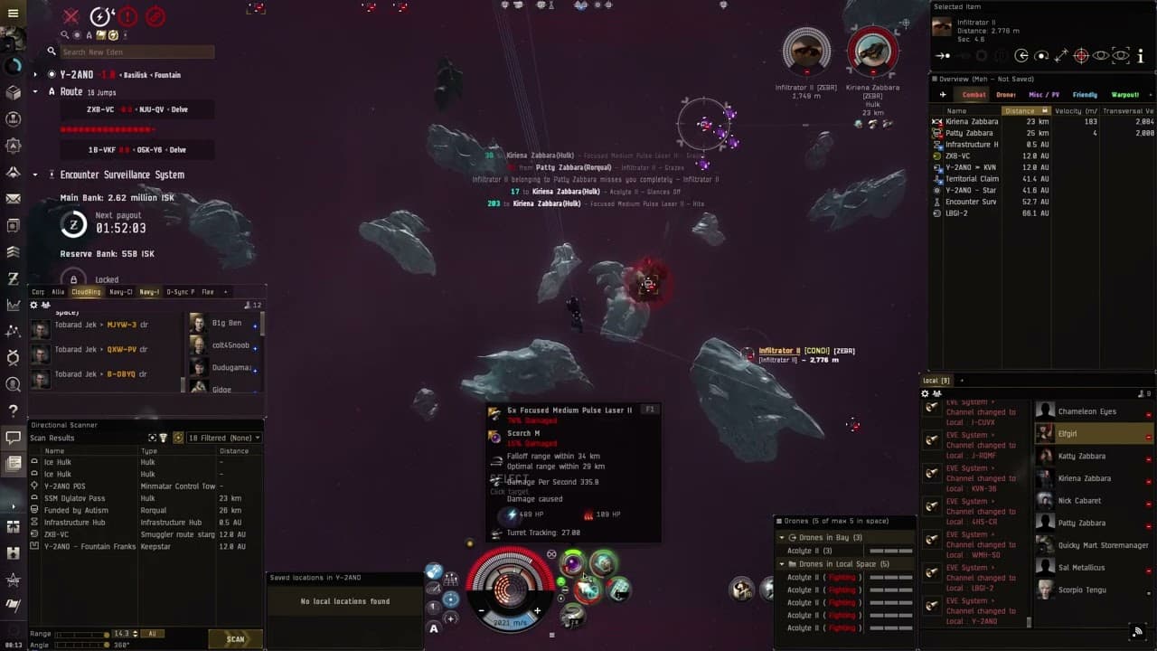 Eve Online : When Omens go Zoom