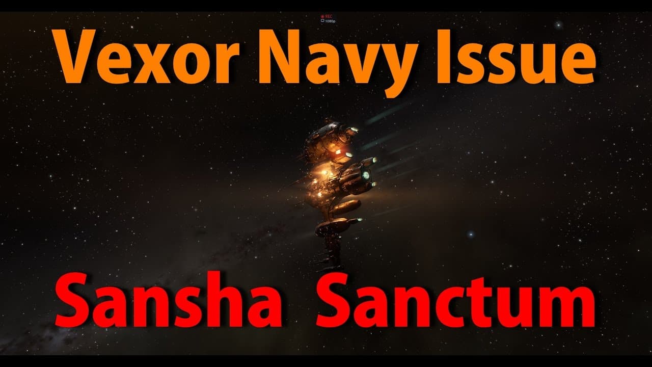 Vexor Navy Issue doing a Sansha Sanctum Site - 17m ISK per tick! - EVE Online