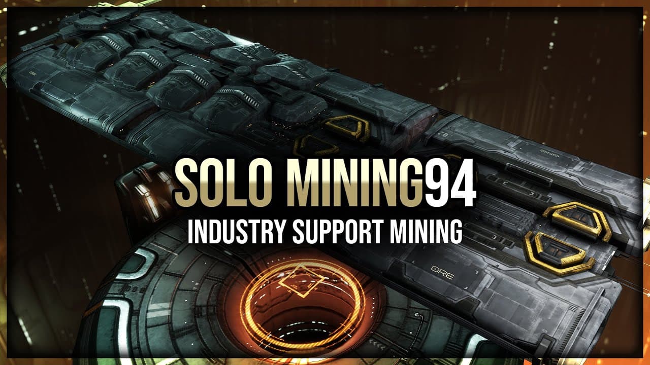 Episode 94: Orca Drone Mining with Industry Support for Solo Miners in EVE Online