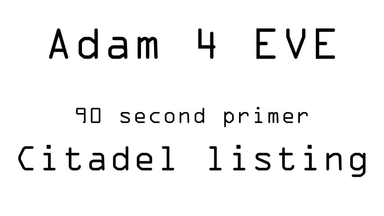 A4E 90s primer - Citadel listing for EVE Online