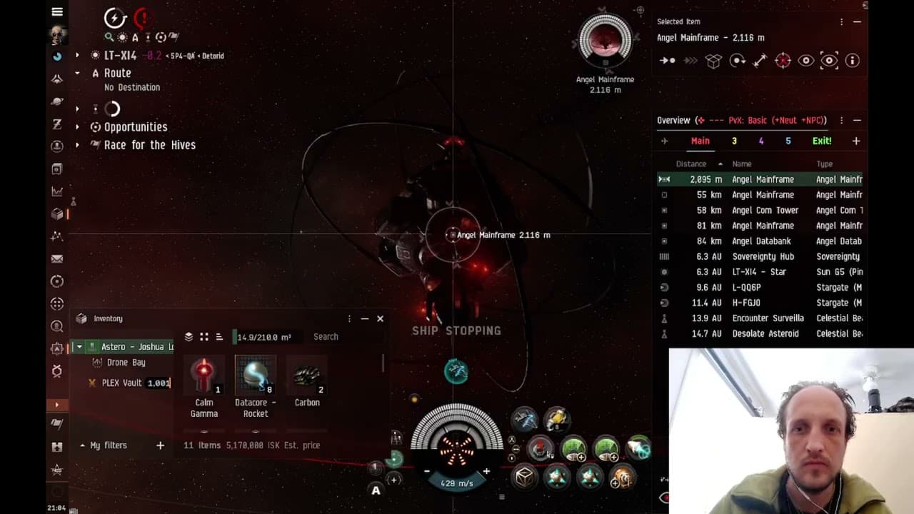 Eve Online: Hacking w/ V & T2, Astero, Needlejack/Nullsec