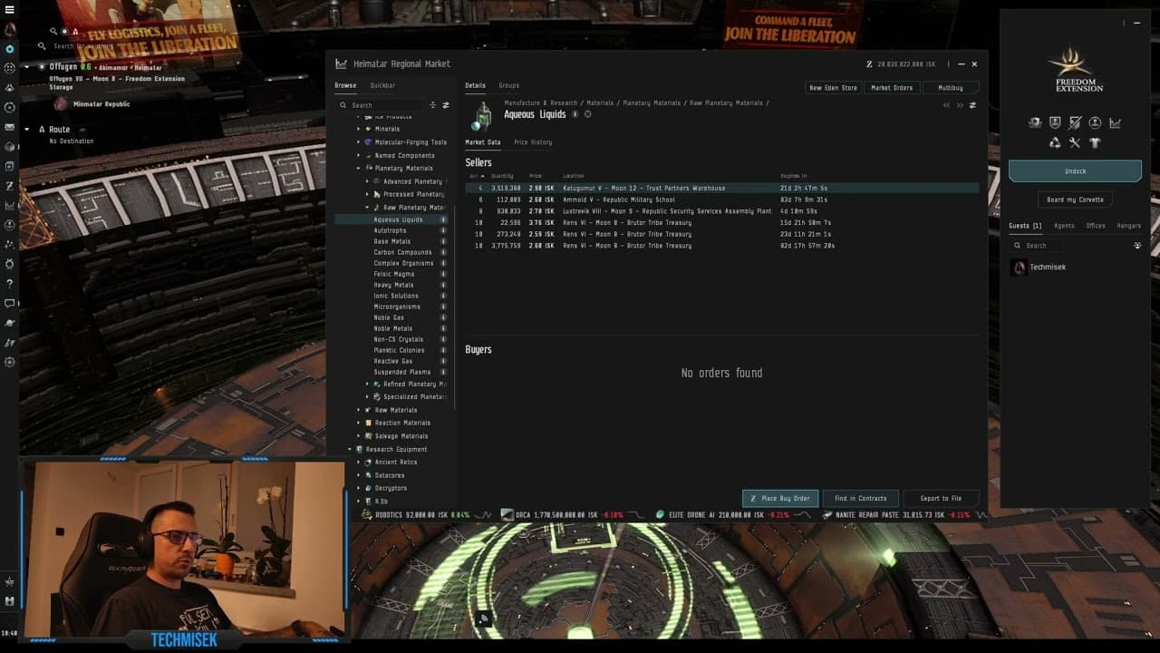 Eve Online - Online Market Data into Google Sheets (GESI or ESI API)