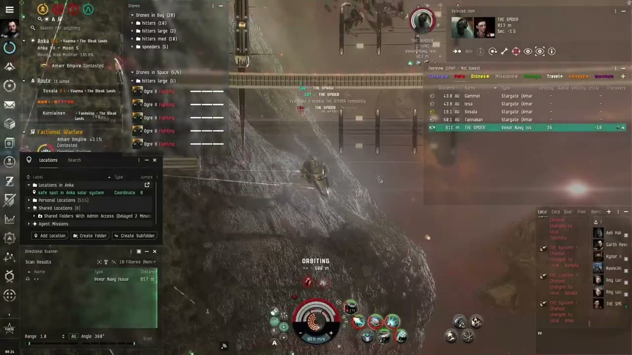 [GAMING][EVE ONLINE] I fitted and flew my first ever ishtar, and I got a KILLMARK WITH IT! Poor VNI