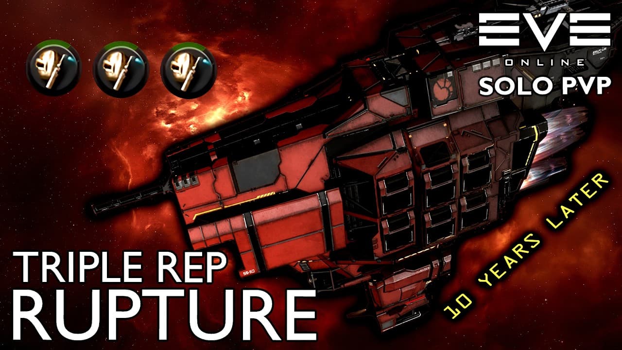Triple Rep Rupture - EvE Online Solo PvP - 10 Years Later