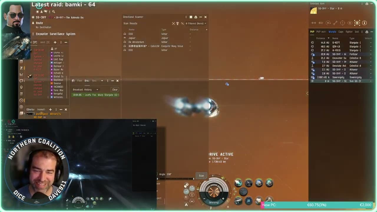 *EveOnline* *PVP* *Fleet Hunter *Archon kill* 13/10
