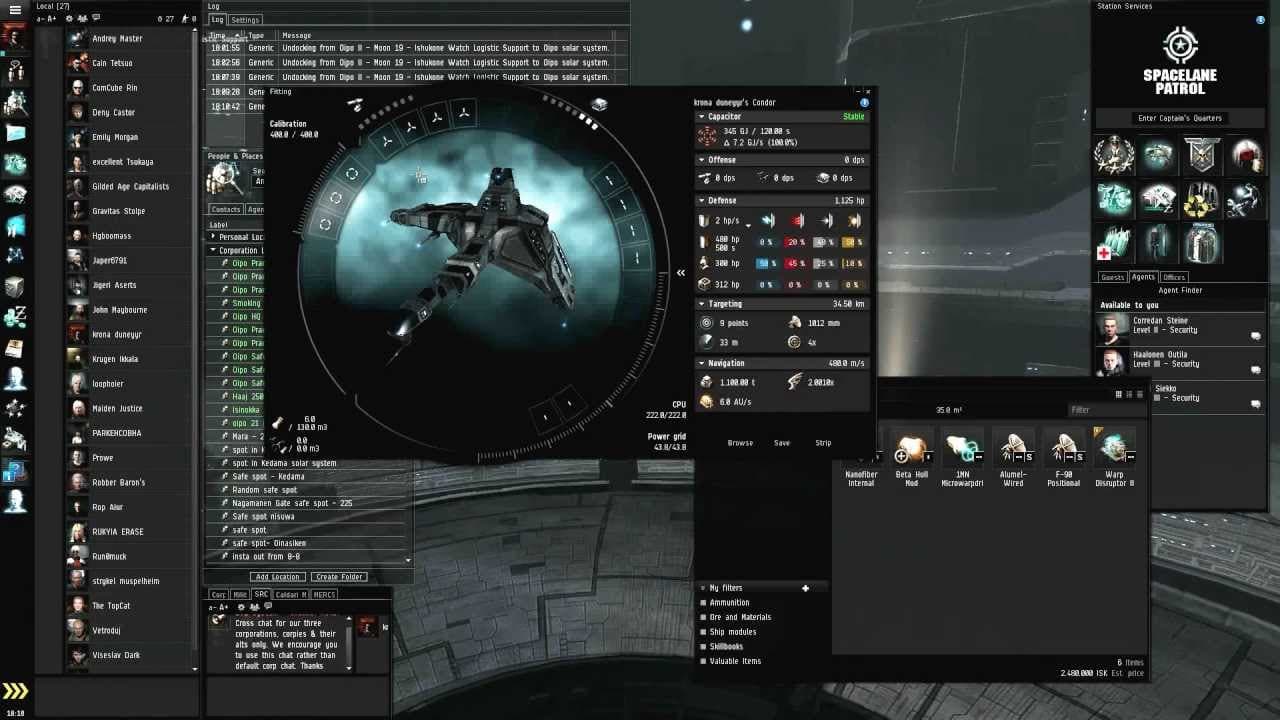 EVE 101, tackling fit