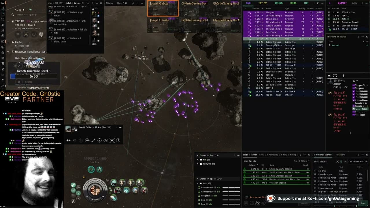 NEUTRAL IN SYSTEM!!!  He's in an.... Orca?