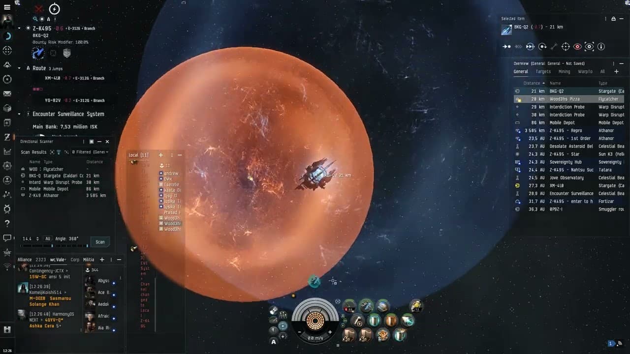 život v nule Eveonline