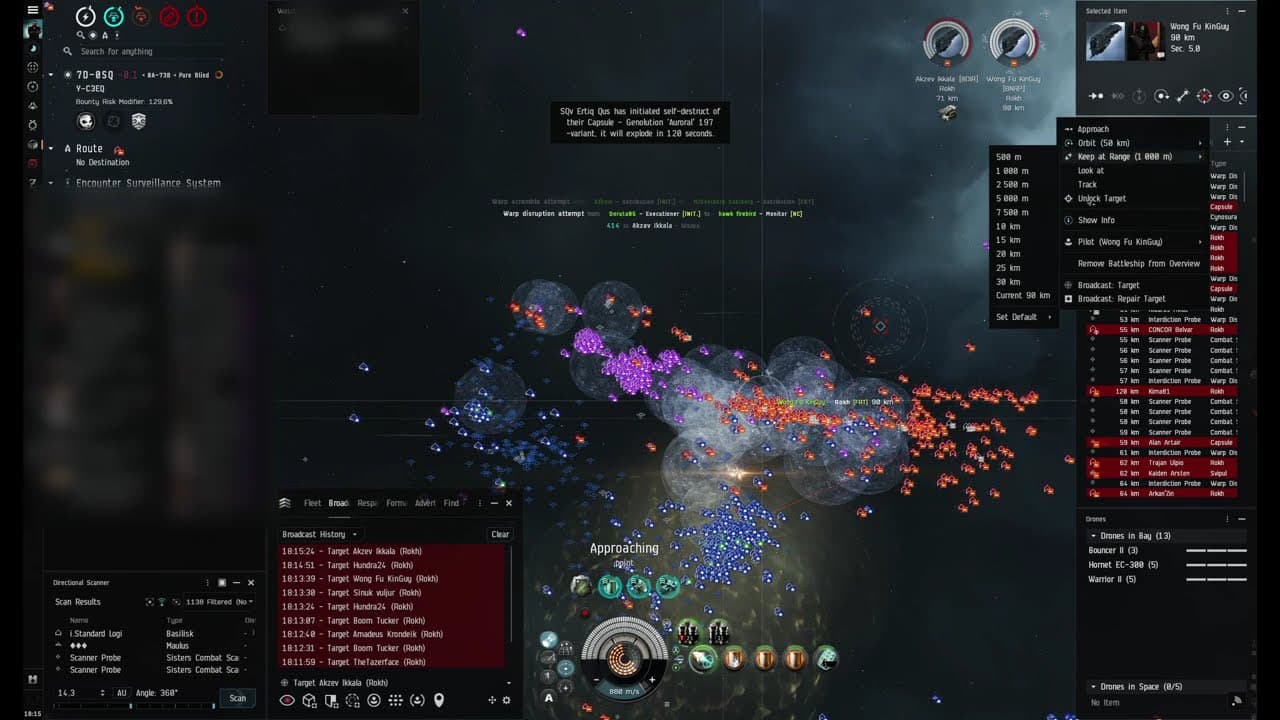 Eve Online - INIT Bash Fleet Turns Into BS & Dread Brawl vs WinterCo (2026-04-20)